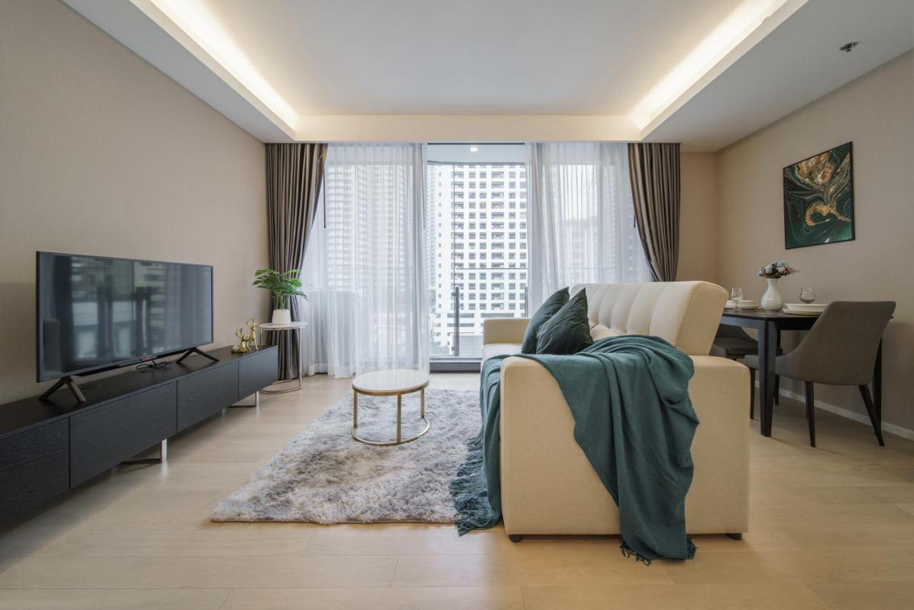شقة Sukhumvit 11#Luxury#Pool#Gym#Bts Nana&Mrt Sukhumvit#1Br#Max2Ppl بانكوك المظهر الخارجي الصورة
